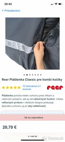 Reflexná pláštenka na kočík Reer - 5