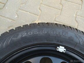 Disky VW, Škoda, Seat, Audi 5x112 R16 + Dunlop 205/55 R16 - 5