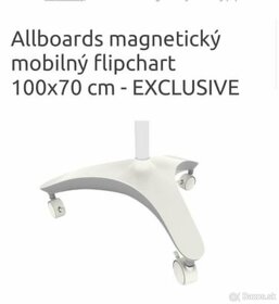 Allboards magneticky mobilny flipchart 100x70cm EXCLUSIVE - 5