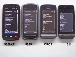 NOKIA 5800XM - 5235 - C5 03 - 311 dotykové s Wifi - 5