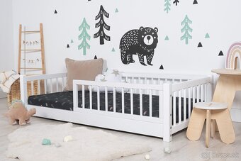 Detská nízka posteľ Montessori Ourbaby - biela - 5