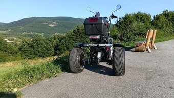 Elektrický Harley trojkolesový – výkonný 2000 W motor - 5