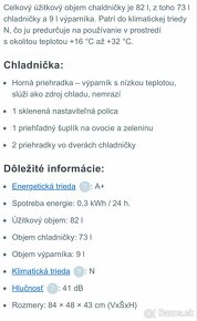 Chladnicka Goddess energ.trieda A+ - 5