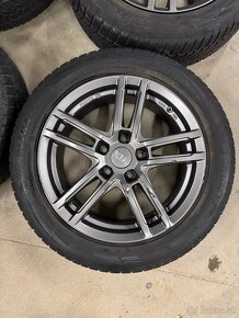 Hliníkové disky KIA r17, zimné pneumatiky 215/55r17 - 5