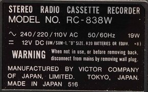 JVC RC-838 - 5