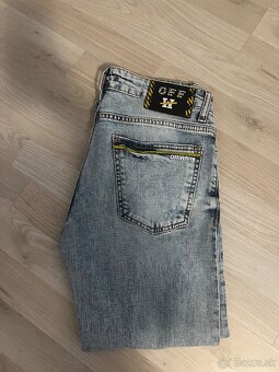 Off white jeansy - 5