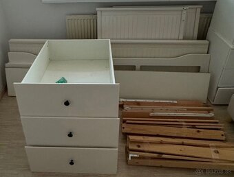 Ikea Hemnes postel bez matracov - 5