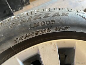 Originál ALU disky BMW 8x18. 245/50R18 Bridgestone - 5