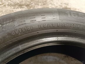 165/60 R15 Letné pneumatiky Continental 2 kusy - 5