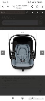 KIDDY Autosedačka Evolution Pro 2 (0-13 kg) Moon Grey - 5