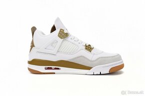 Nike jordan 4 White Brown - 5