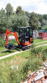 Minibager Kubota 1,8t - prenájom - 5