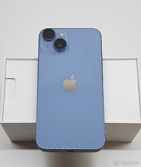 iPhone 14 Blue BATERIE 100% TOP - 5