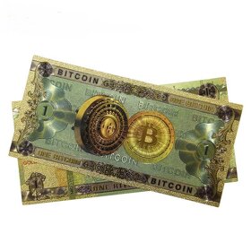 Originálna zberateľská pamätná bankovka - 1 ₿ - 5