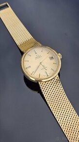 Zlaté pánske hodinky Omega automatic Genéve - 5