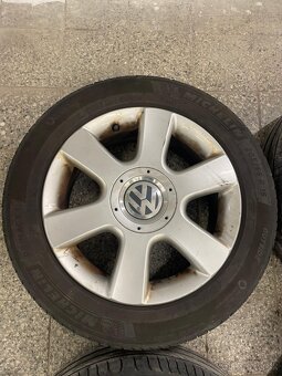 5x112 r16 elektróny Volkswagen + letné 205/55 r16 Michelin - 5