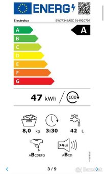 Predám práčku Electrolux Perfect Care 700 - 5