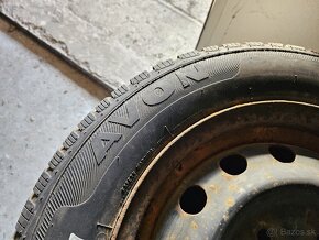 Plechové disky 5x114.3 + zimné pneu 185/65r14 - 5