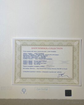 Andy Warhol "Liz" Limitovaná edícia_Certifikát - 5