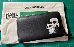 Kožená peňaženka Karl Lagerfeld - 5