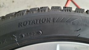 Sada ORIGINÁL  BMW 5x 120,7,5JX17 ET43 + 225/45r17+TPMS - 5