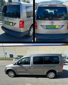 ► VW CADDY MAXI 2,0 TDI-75 KW, 7 MÍST, PARK. KAMERA, TAŽNÉ ◄ - 5