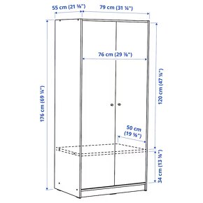 Predam skrinu Kleppstad z Ikea - 5