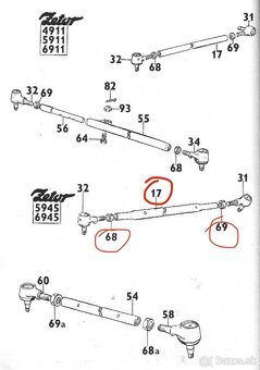 Casti servoriadenia Zetor 59-6945 - 5