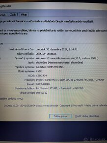 Predám starší notebook Asus X55C - 5