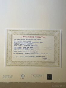 Andy Warhol "Mercedes-Benz" Limitovaná edícia_Certifikát - 5