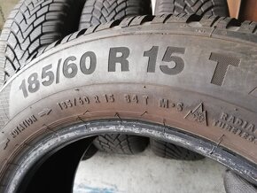 185/60 r15 zimné pneumatiky Continental 7-7,5mm - 5