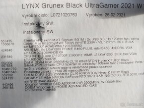 LYNX Challenger Intel i7-10700F, 16GB, RTX 3070, 1TB, 2TB - 5