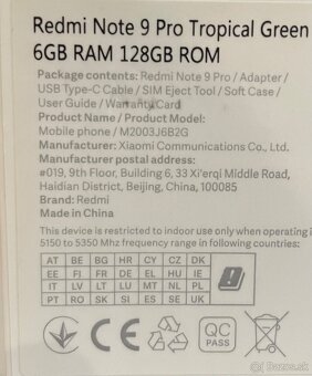 Redmi Note 9 Pro 128Gb - 5