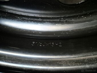 4x100 r15 ET45 x 5,5J disky NISSAN, RENAULT, DACIA - 5