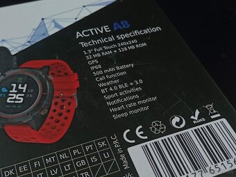 Smartwatch IGET Active A8 Red/Black - 5