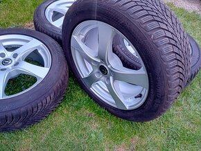 17" ALU 5x115 Opel Zafira + zimné 225/50 r17 8,5mm TOP sada - 5