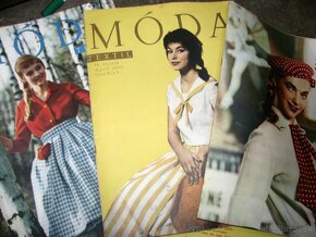 STARÉ MODNÉ ČASOPISY, naša moda, milena,dum mody,žena a moda - 5