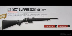 CZ 527 Suppressor ready 7.62x39 + Tlmič Stalon X - 5