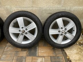 Zimná sada org ŠKODA 5x112 6J ET48 205/55 R16 - 5