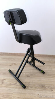 Gravity FM Seat 1 BR Kovová klavírna stolička Black - 5