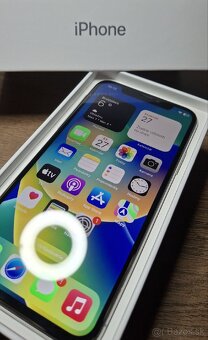 IPhone X 64GB Silver-Batéria 100 %-TOP AKCIA-ČÍTAJ POPIS - 5