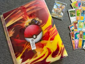 Charizard album a 50 Pokémon originál kariet + V karta - 5