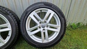 Zimná sada originál Audi A4, 5x112 R17 + pneu 225/50 R17 - 5