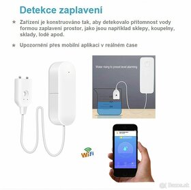 WIFI inteligentný detektor úniku vody 2xAAA Android/iOS - 5