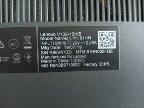 predám základnú dosku pre notebook Lenovo V130 - 5