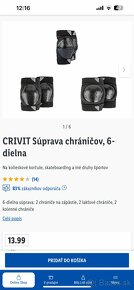 Crivit súprava chráničov pre deti M 6 dielna - 5