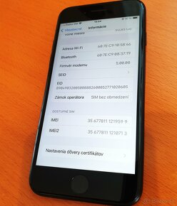 kompaktný iPhone SE 2020 64GB čierny 85% baterka - 5