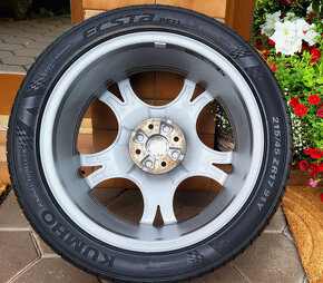 alu R17 4x100, orig. Alfa Romeo MITO, pneu 215/45 - 5