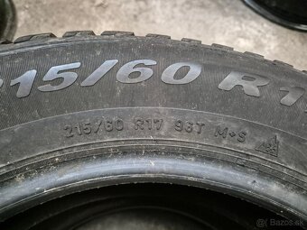 215/60 r17 zimné 2 ks PIRELLI dezén 6,5 mm DOT2019 - 5