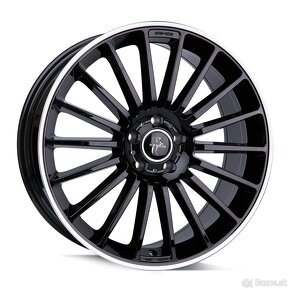 Disky Keksin Borbet RE black glossy 18 + pneumatiky Pirelli - 5